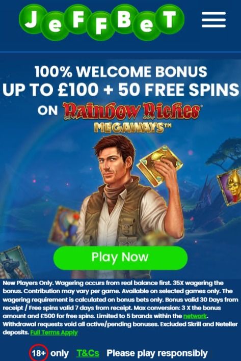 jeffbet casino mobile preview