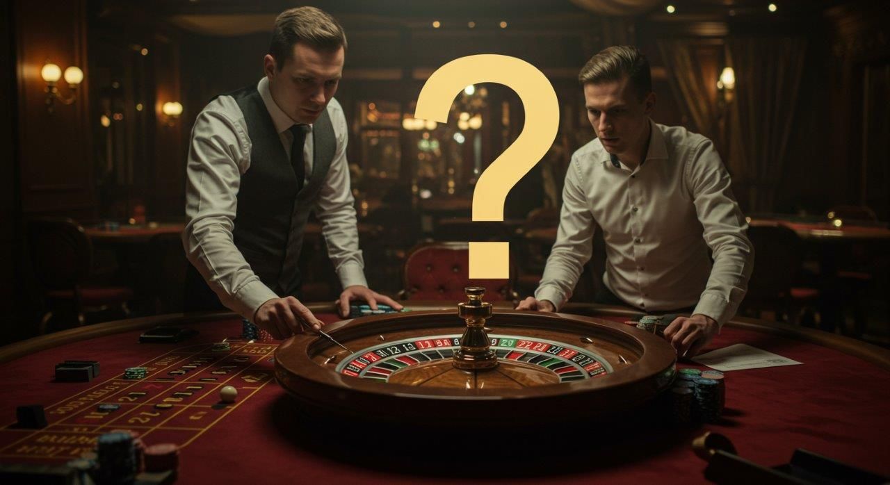 casino employees checking if roulette wheel works properly.jpg