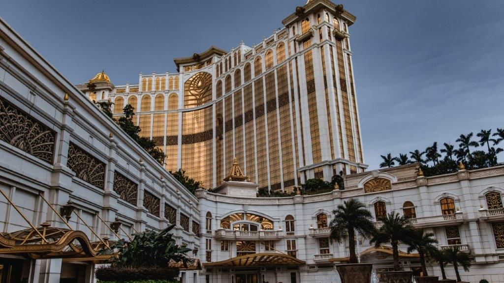 Exterior of the Venetian casino and hotel in Macau