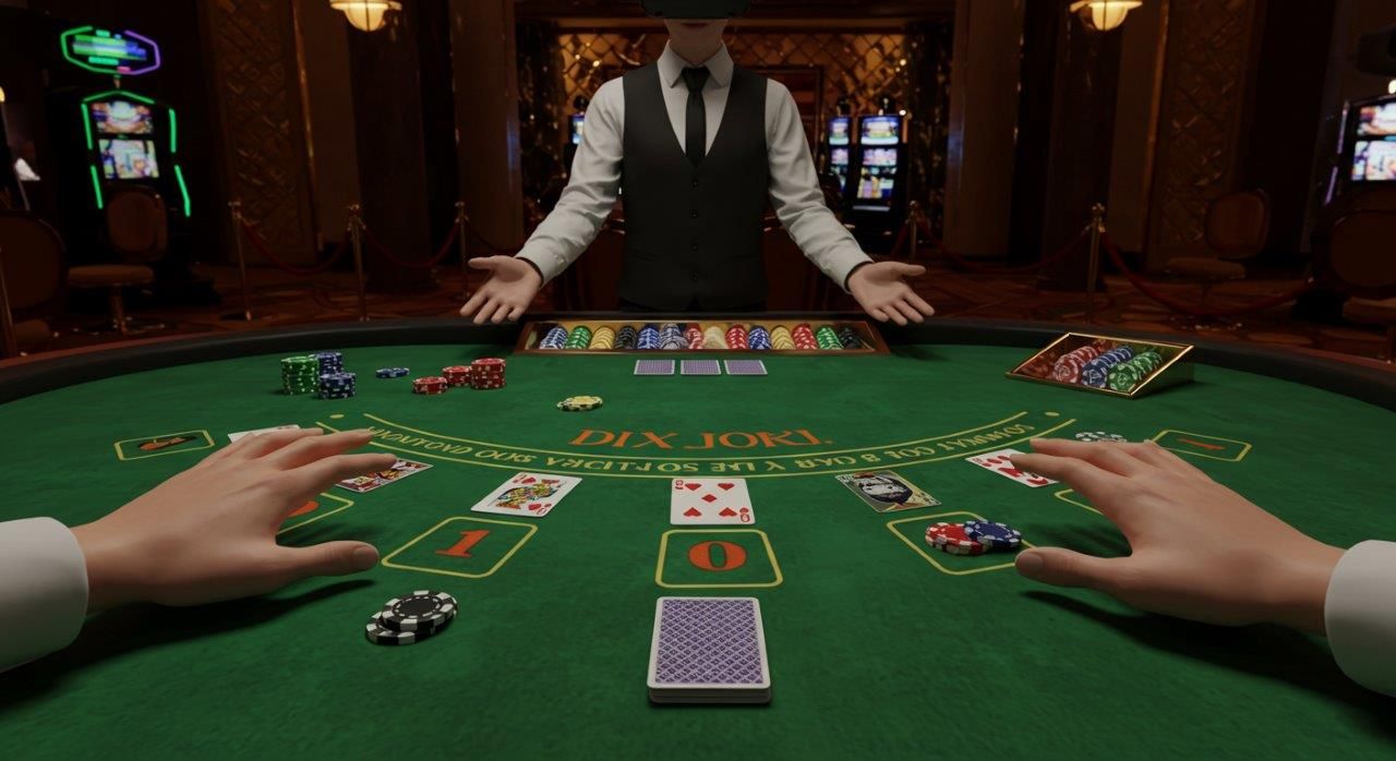 vr blackjack game