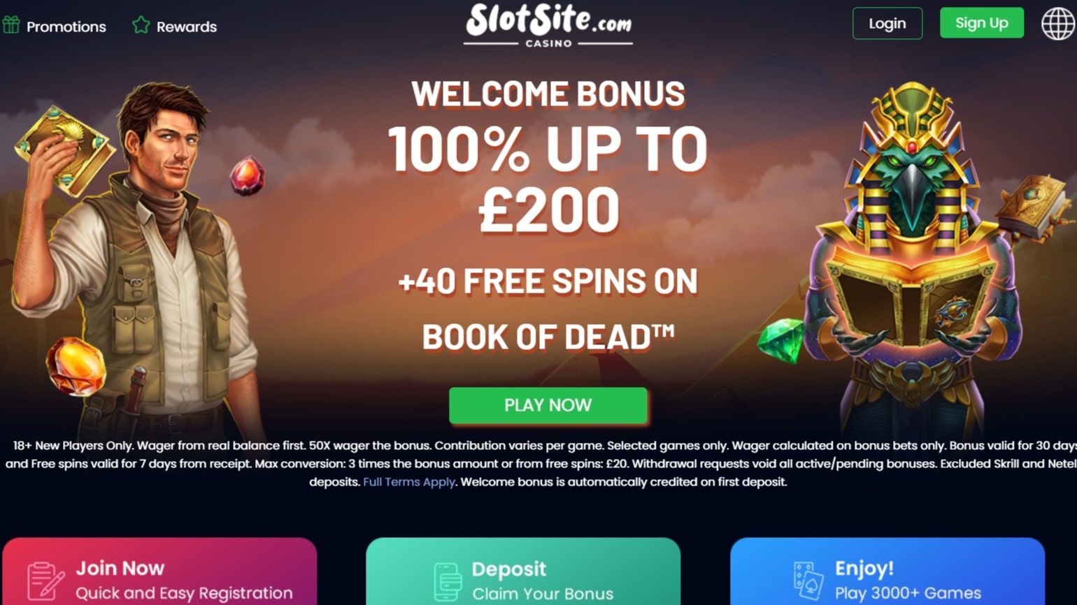 slotsite casino desktop preview