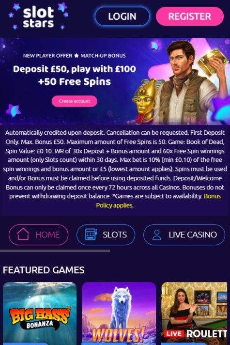 slotstars casino mobile preview