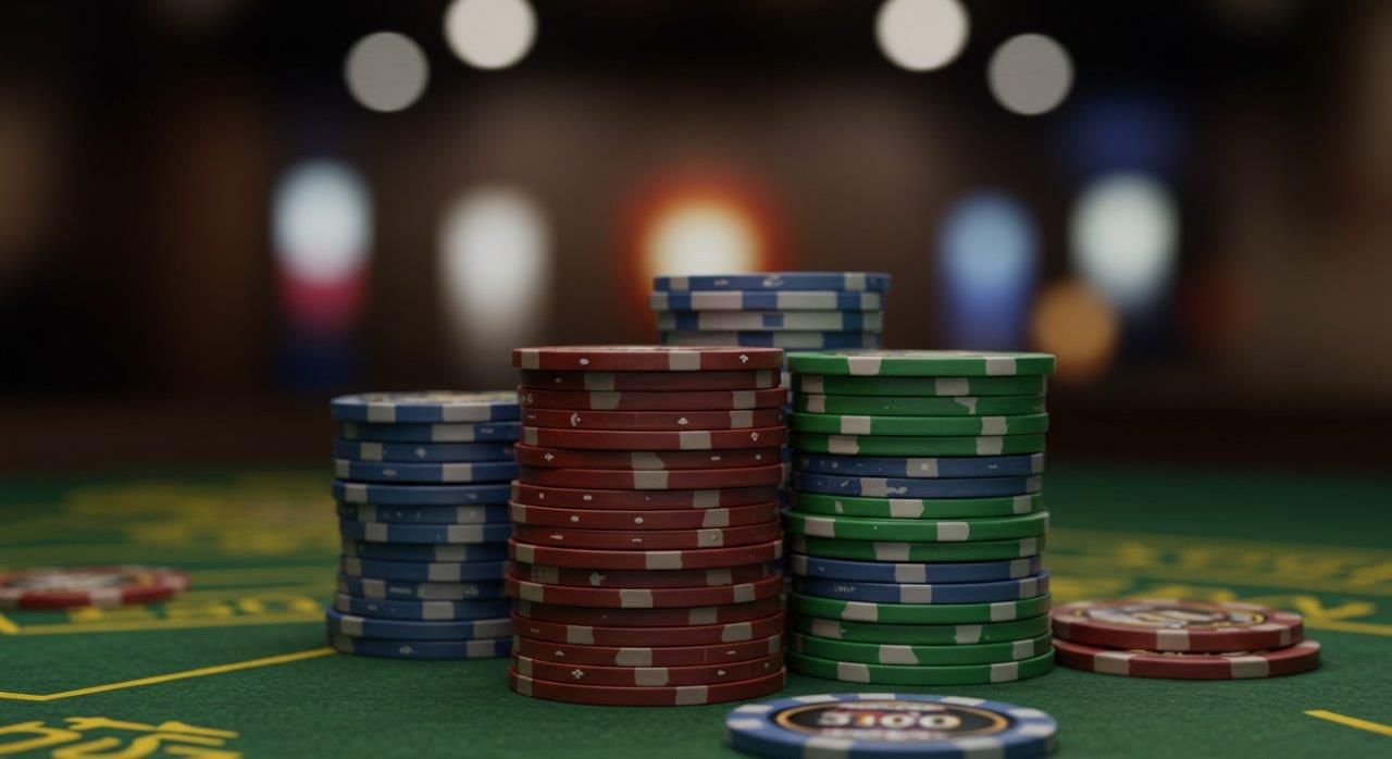 stack of casino chips